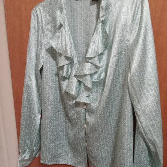 Apostrophe long sleeve blouse large - Picture 15 of 16